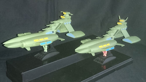 1/1200 シャア専用ムサイ&ムサイ